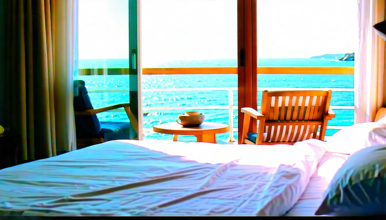 Casa De Playa otelin 28 metrekare genişliğe sahip balkonlu Deluxe odaları, açık renk dekorasyonu ile ferah bir atmosfer ve 2 yetişkin 1 çocuk için konaklama imkanı sunar.